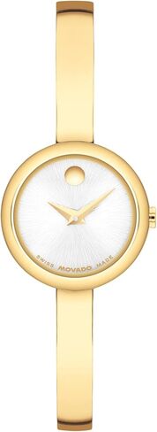 ساعة Movado النسائية المتحفية – كوارتز سويسرية – وسادة 21 ملم، هيكل دائري أو بيضاوي – سوار كلاسيكي من الفولاذ المقاوم للصدأ – هدية لها in Saudi Arabia