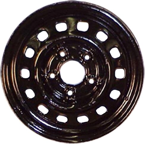 14 inch Steel Wheel Rim for 1985-1991 GM FWD (14-Slot Design) - Black Reman Factory Steel Wheel in Saudi Arabia