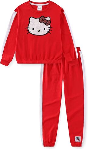 Hello Kitty Sanrio Girls Sweatshirt and Pants Set for Big Kids in Saudi Arabia