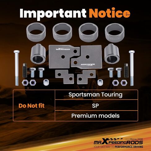 طقم رفع maxpeedingrods 4 بوصة لـ Polaris Sportsman 450 500 570 600 700 800 1999-2024، دعامات رفع التعليق UTV/ATV in Saudi Arabia