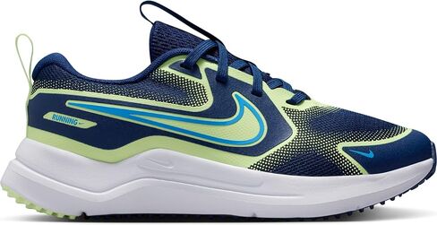 Nike Cosmic Runner Big Kids' Road Running Shoes (Blue Void/Barely Volt/University Blue) in Saudi Arabia