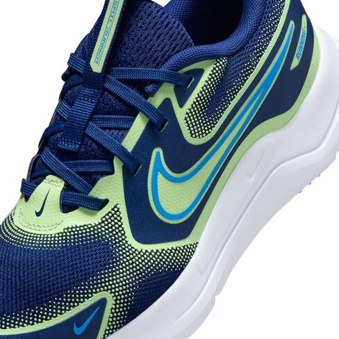 Nike Cosmic Runner Big Kids' Road Running Shoes (Blue Void/Barely Volt/University Blue) in Saudi Arabia