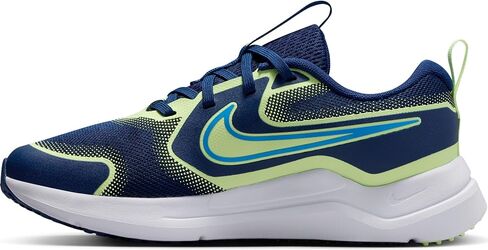 Nike Cosmic Runner Big Kids' Road Running Shoes (Blue Void/Barely Volt/University Blue) in Saudi Arabia