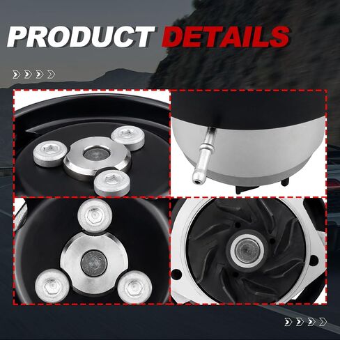Engine Water Pump Automotive w/O Ring 95810603300 180-2390 Compatible for VW Atlas Touareg 2011-2023 in Saudi Arabia