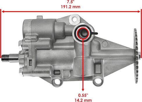 Caltric Engine Oil Pump compatible with Polaris RZR 1000 General 1000 3023124 2017 2018 2019 2020 2021 2022 2023 in Saudi Arabia