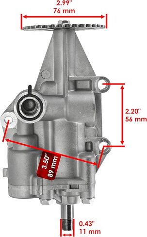 Caltric Engine Oil Pump compatible with Polaris RZR 1000 General 1000 3023124 2017 2018 2019 2020 2021 2022 2023 in Saudi Arabia