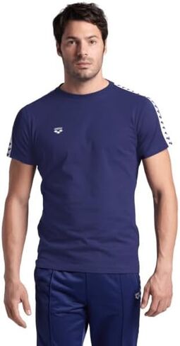 ARENA Men's Team T-Shirt 100% Cotton Slim Fit Short Sleeve Casual Athletic Wear in Kuwait