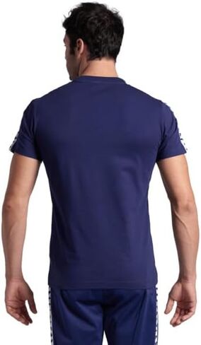 ARENA Men's Team T-Shirt 100% Cotton Slim Fit Short Sleeve Casual Athletic Wear in Kuwait