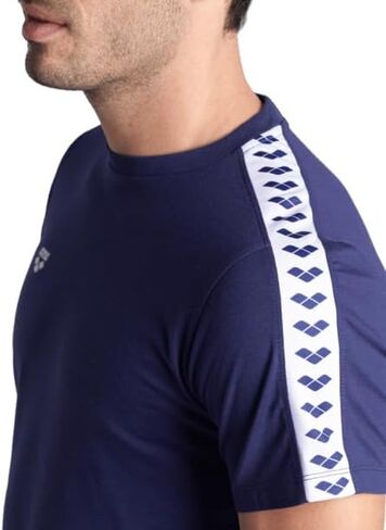 ARENA Men's Team T-Shirt 100% Cotton Slim Fit Short Sleeve Casual Athletic Wear in Kuwait