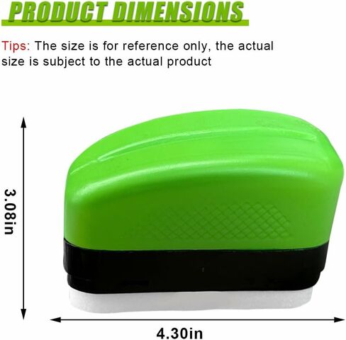 Automotive Oil Film Cleaning Brush, Clear Vision Car Glass Cleaner Prevent Rain and Fog, Reusable Windshield Cleaner Tool, Oil Film Cleaning Brush for Car Windows (1PC) in Saudi Arabia