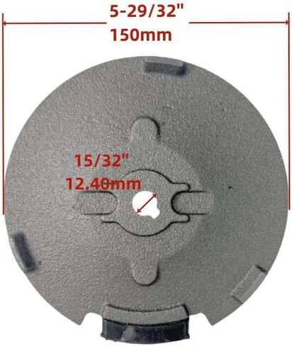 Flywheel for Powermate 9" 3.5 FT-LBS Gas Edger for Predator 79cc 99cc Engine for Coleman Powersports 98cc 100cc 3HP CC100X Go Kart Mini Bike Scooter for Champion 1500W 1800W Non-Inverter Generator in Saudi Arabia