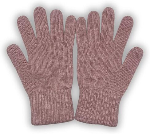 Angora Knitted Gloves for Women Made in USA in Saudi Arabia