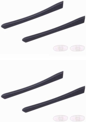 جوارب الأذن البديلة من Caulo متوافقة مع أوكلي OX5132 لوحة السطح OX8132 Sunder OX8165 إطارات النظارات الشمسية السرج (أسود - زوج واحد) in Kuwait