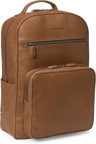 Johnston & Murphy Men's Rhodes Backpack Black Full Grain in Saudi Arabia