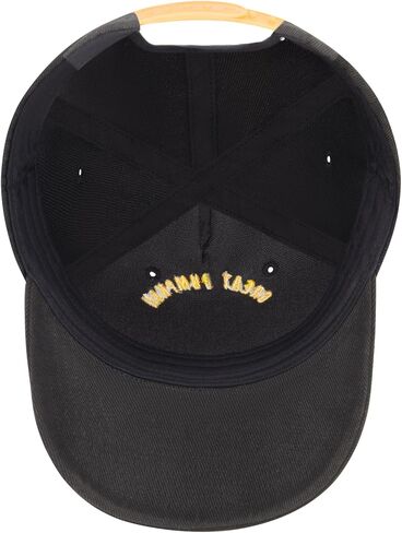 Snoopy Baseball Hat, Great Pumpkin Logo, Adjustable Snapback Cap Closure, Embroidered Design, Black in Saudi Arabia