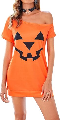 KINMIU Womens Crewneck Sweatshirt Short Sleeve One Shouler Tunic Shirt in Saudi Arabia