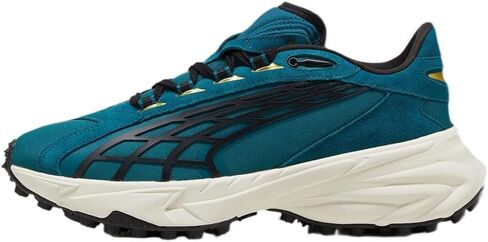 PUMA Mens Spirex Play Paris Lace Up Sneakers Shoes Casual - Green in Saudi Arabia