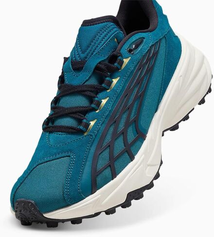 PUMA Mens Spirex Play Paris Lace Up Sneakers Shoes Casual - Green in Saudi Arabia