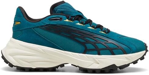 PUMA Mens Spirex Play Paris Lace Up Sneakers Shoes Casual - Green in Saudi Arabia