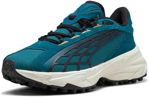 PUMA Mens Spirex Play Paris Lace Up Sneakers Shoes Casual - Green in Saudi Arabia