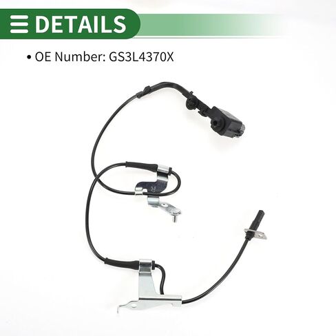 Motoforti ABS Wheel Speed Senor ABS Sensor Anti-lock Braking System Sensor for Mazda 6 2009-2013 No.GS3L4370X Front Right in Saudi Arabia