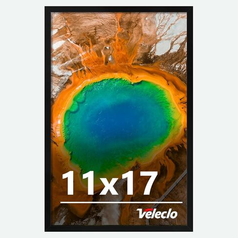 11x17 Picture Frame for Wall Display, 11x17 Black Picture Frame with Shatter Resistant Plexiglass, Stable and Sturdy 11 x 17 Poster Frame for Wall Display, Handpicked Gift Collection, 1 Pack in Saudi Arabia