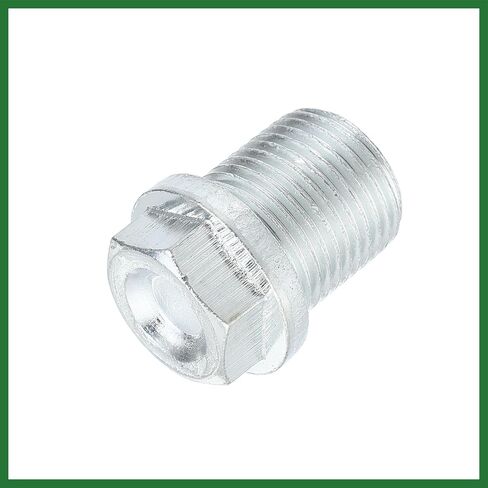 Motoforti M18x1.5 مسمار توصيل زيت المحرك الصلب مع حلقة ختم لفولفو XC60 XC90 S90 S70 C70 لفورد فوكس لون فضي طويل الأمد in Saudi Arabia