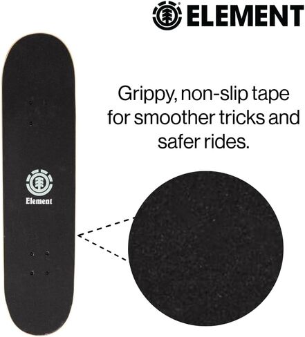 Element Popsicle Skateboard Mint 31" Standard Skateboards with 5" Aluminum Trucks, 9 Layer NE Maple, Ideal for All Experience Levels in Kuwait