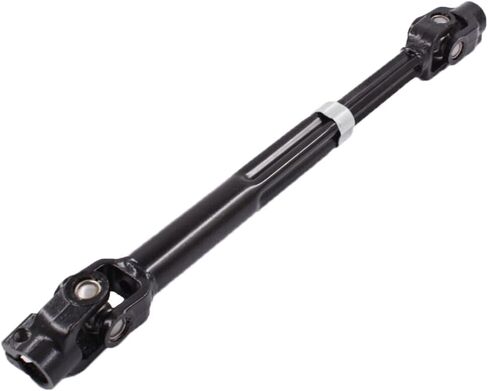 Lower Steering Shaft with Coupler Mounting Hardware 1 Piece Steel for Ford for F150 2004-2008,for Lincoln for Mark LT 2006-2008 Black Joint-Type SU96831KU 425-361 in Saudi Arabia