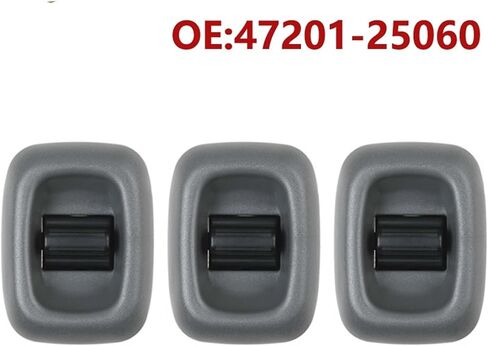 47201-25060 4720125060 Car Power Window Switch Button 3Pcs in Saudi Arabia