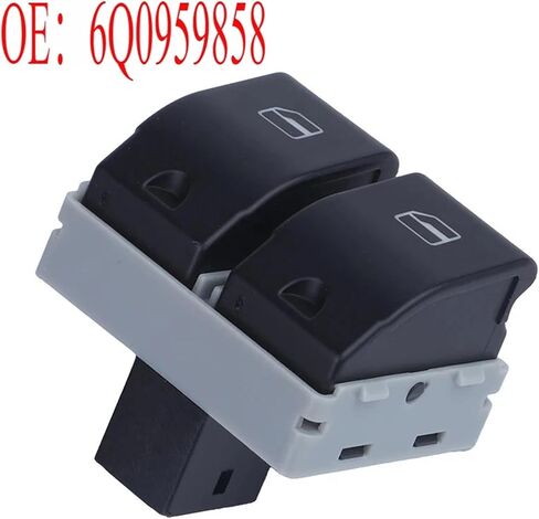 Power Window Single Switch 4pins 6Q0959858 6Q0959858A 6Q0959858A01C 6Q0959858A9B9 1Pcs in Saudi Arabia