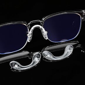 وسادات أنف للنظارات من السيليكون 24 قطعة من وسادات الأنف 3 أحجام على شكل حرف U وحزام سرج وجسر مضاد للانزلاق أداة تثبيت النظارات البديلة مع مفك براغي للكبار نظارات النظارات الشمسية in Kuwait