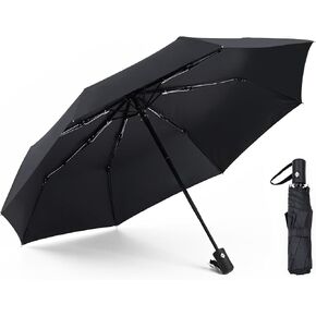 Travel Umbrella, Automatic UV Protection Umbrella, Automatic Umbrellas for Rain, Travel Umbrella Compact, Mini Umbrella for Travel, Compact Umbrella, Windproof Umbrella for Women Men in Kuwait