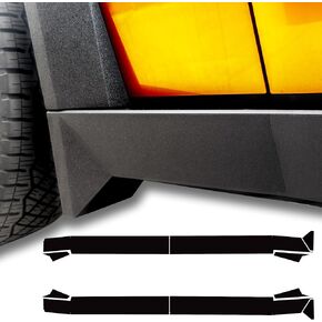 TOProtect Vinyl Fascia Protection Kit for Tesla Cybertruck Rocker Panels - Mimics Bed Liner Spray for Ultimate Protection in Saudi Arabia