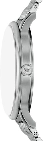Emporio Armani Men's Three Hand Watch with Stainless Steel or Leather Band; Dress Watch for Men in Saudi Arabia
