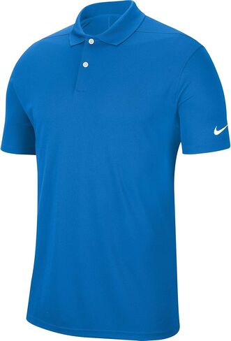 Nike New Dri-Fit Victory Solid Golf Polo Photo Blue/White Mens 3X-Large in Saudi Arabia