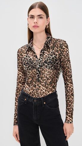 قميص دومينيك ليو الشبكي للنساء من Generation Love in Kuwait