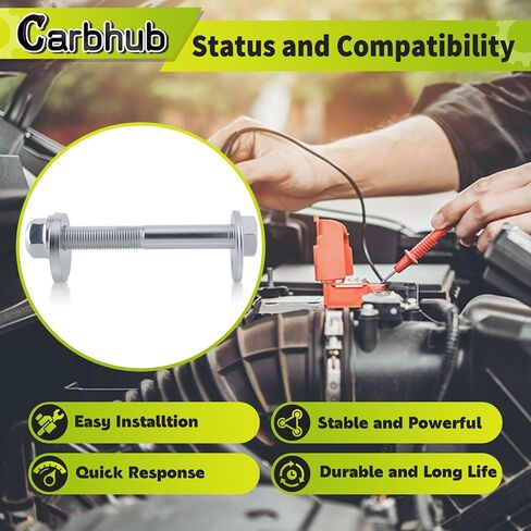 Carbhub Front Shaft Rear Lower Control Arm Alignment Cam Bolts Compatible with Nissan Armada 2012-2015 Frontier 2005-2021 Pathfinder 2005-2012 Xterra 2005-2015 for Infiniti QX56 Replace 54580-7S000 in Saudi Arabia