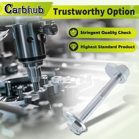Carbhub Front Shaft Rear Lower Control Arm Alignment Cam Bolts Compatible with Nissan Armada 2012-2015 Frontier 2005-2021 Pathfinder 2005-2012 Xterra 2005-2015 for Infiniti QX56 Replace 54580-7S000 in Saudi Arabia