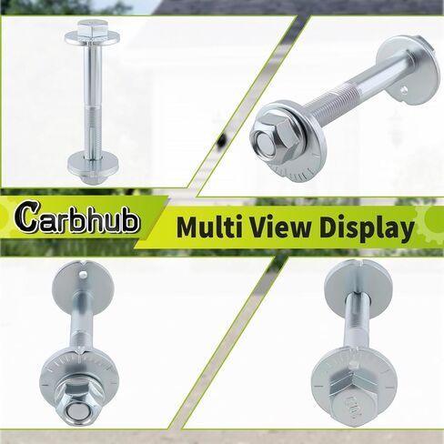Carbhub Front Shaft Rear Lower Control Arm Alignment Cam Bolts Compatible with Nissan Armada 2012-2015 Frontier 2005-2021 Pathfinder 2005-2012 Xterra 2005-2015 for Infiniti QX56 Replace 54580-7S000 in Saudi Arabia