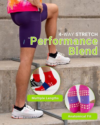 FlipBelt Performance Low-Cut & Quarter-Cut Running Socks – 200-Needle Seamless, Arch Support & Cushioned Toe – USA Company in Saudi Arabia