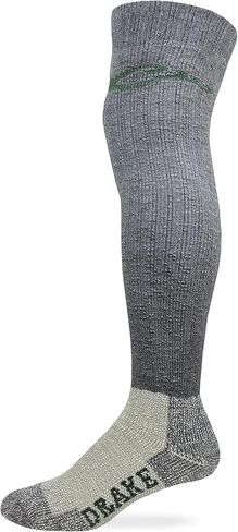 Drake Mens Heavyweight Merino Wool Wader Socks 1 Pair Pack (Charcoal, Shoe Size 9-13 - Sock Size Large) in Saudi Arabia
