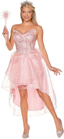 Spirit Halloween Wicked Adult Glinda Costume, Officially licensed in Saudi Arabia