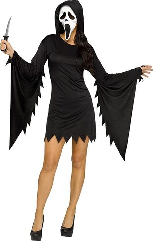 Fun World Womens Ghost Face Glamour Adult Costume in Saudi Arabia