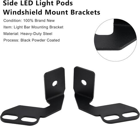 دعامات تثبيت على الزجاج الأمامي من Topteng Side 4 بوصات LED عالمية لـ Kawasaki Teryx 750 2010-2023، Teryx 800 2014-2023، Teryx4 750 2012-2024، Teryx4 800 2015-2024 in Kuwait