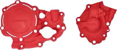 Acerbis X-Power Engine Cover Kit (RED) For 18-21 HONDA CRF250R in Saudi Arabia