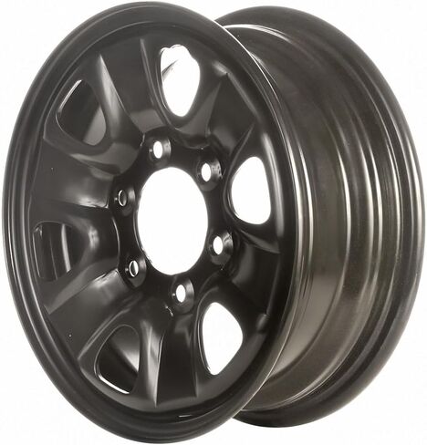 15 inch Steel Wheel Rim for 91-96 Nissan Pathfinder (6-Slot Design) - Black Reman Factory Steel Wheel in Saudi Arabia