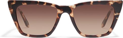 Quay - Womens Sunglasses, Polarized Cat Eye Lenses with UV Protection (Narrow Down, Black) in Saudi Arabia