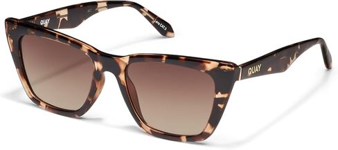 Quay - Womens Sunglasses, Polarized Cat Eye Lenses with UV Protection (Narrow Down, Black) in Saudi Arabia