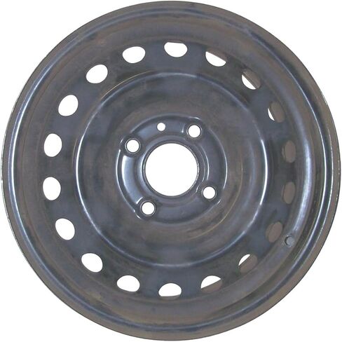 15 inch Steel Wheel Rim for 07-12 Nissan Sentra (18-Hole Design) - Black Reman Factory Steel Wheel in Saudi Arabia